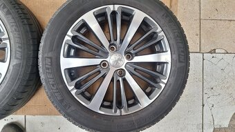 Alu kola Peugeot 16" 4x108 letní pneu 195/55 R16 5mm 208 - 3