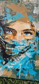 Obraz,40x50 cm akrylové barvy,plátno - 3