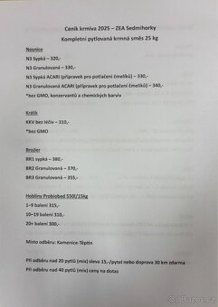 Krmná směs pro nosnice - odpuzuje čmelíky - 3