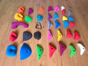 Nové dětské lezecké chyty THEREX set - 35 kusů - 3