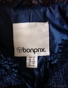 Dámský tmavě modrý kabát zn. Bonprix vel. 42 - 3