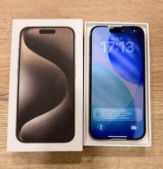 Apple iPhone 15 Pro 128gb - přírodní titan - 3
