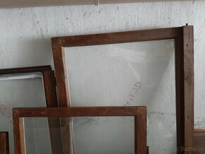 Dřevěné okno trojkřídlé, dvojité - 3