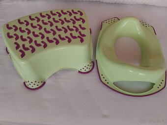 Dětská protiskluzová stolička, adaptér na WC - 3