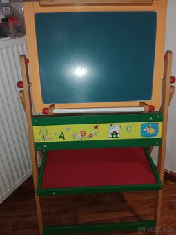 Dětská otočná, dřevěná tabule - 3