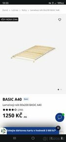 Lamelový rošt 80x200, nový, Jysk, 50% sleva - 3