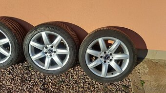 ALU KOLA R17 MERCEDES, LETNÍ PNEU TOP STAV - 3