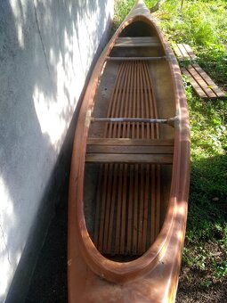 Kanoe laminátová,náhradní sedátka + podlážka - 3