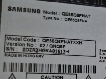 Samsung QLED TV (QE55Q6FN) 4K Ultra HD, 138 cm (55") - 3