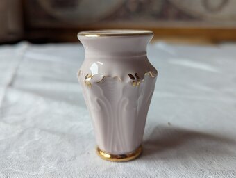 Vázičky z růžového porcelánu H&C - 3