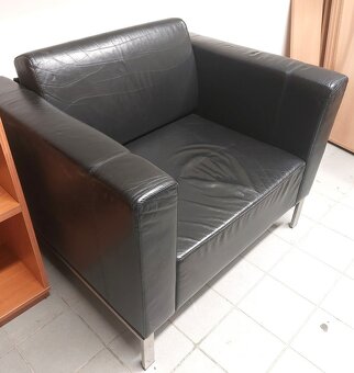 KŘESLO styl "CUBE" kvalitní umělá kůže, jako nové - 3