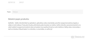 Nový dětský mikrofon selfie - 3
