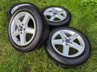 Kompletní zimní orig. Alu kola FORD - 205/55 R16 - 5x108 - 3