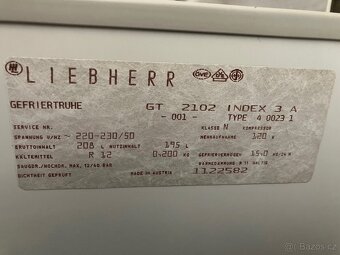 Pultový mrazák 208l LIEBHERR - 3