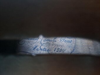 Housle celé, 220 let staré, italské produkce,na opravu - 3