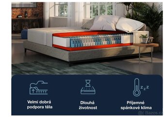 7zónová taštičková matrace Dynamic TFK - Lidl 200x100cm H2 - 3