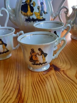 Perleťový porcelánový servis - 3