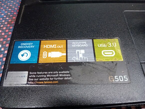 Lenovo G505  6GB-RAM, AMD E-2100, 500GB SSD - 3