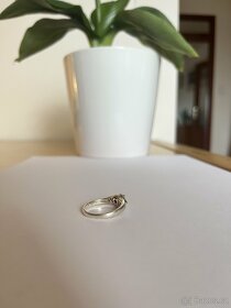 stříbrný prsten se zirkonem - 3