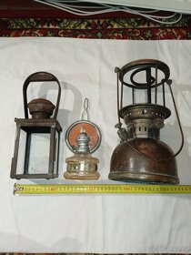 Lampy 3 ks zn. ORIGINÁL PETROMAX GERMANY REGD 826 - 3