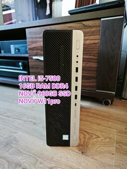 ❘❙ HP PROFI PC i5-7500/ 16GB / 960GB SSD-nový, W11pro - 3