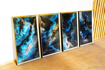 Epoxidové obrazy - CELESTIAL REFLECTIONS 72x43cm - 3