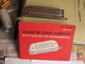 Prodám foukací harmoniku Bandmaster de luxe chromatic. - 3