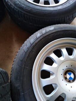 Originál BMW hliníkové ráfky+Michelin letní pneu - 3