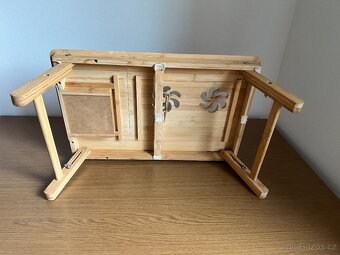 Stolek na notebook - bambus - 3