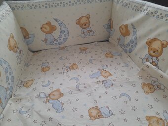 Prodám zánovní povlečení do postýlky Top stav - 3