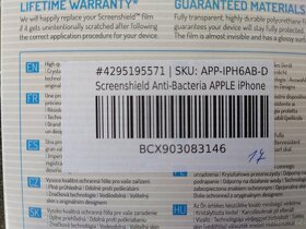 Antibakteriální ochranná fólie na iPhone 6 - 3