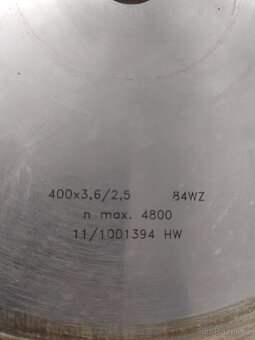 Pilový kotouč PILANA břitové destičky SK 400x3,6/2,5 - 3