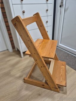Dřevěná rostoucí židle - 3