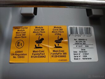 Autosedačka Maxi Cosi Coral 360 - 3