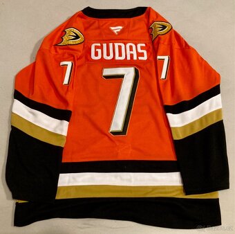 Hokejový dres Radko Gudas 7 Anaheim Ducks oranžový - 3