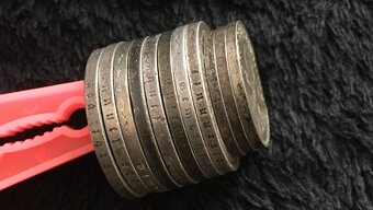 11 kusů 2 a 5 marek Třetí Říše Německo, každá mince jiná - 3