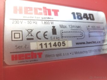 HECHT 1840 elektrická řetězová pila - 3