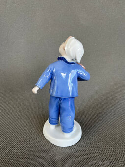Porcelánová soška Chlapeček 16.5 cm Kodaň Bing&Grondahl - 3