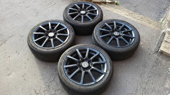 Tmavě šedá letní ALU kola 15" 5x100 Fabia, Ibiza, Polo - 3