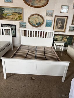 Ikea postel HEMNES 1 plus 1 noční stolek - 3