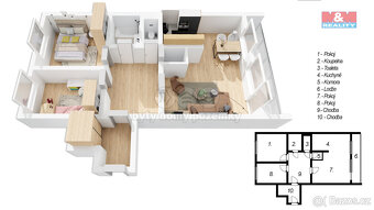 Prodej bytu 3+kk, 77 m², Kladno, ul. Vít. Nezvala - 3