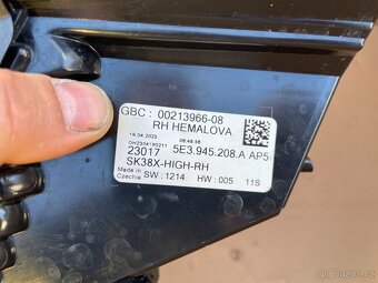 Zadní pravé světlo Škoda Octavia 4 5E3945208A - 3