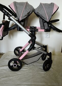 Kočárek pro panenky Xeo Twin - 3