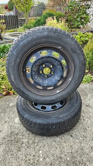 Kola Škoda Octavia 1 - 195/65 r15 - 2ks plech - 3