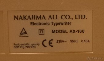 Elektrický psací stroj - 3