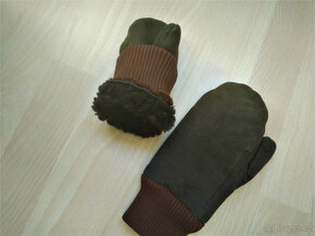 Dětské kožené rukavice + zimní set - 3