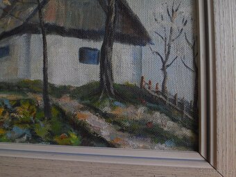 Stará chalupa Vysočiny, signováno - 3