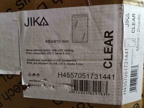 Koupelnové LED zrcadlo JIKA 45x81cm - nové - 3