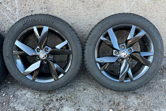 originální ALU kola škoda Lyra black R17 - 3