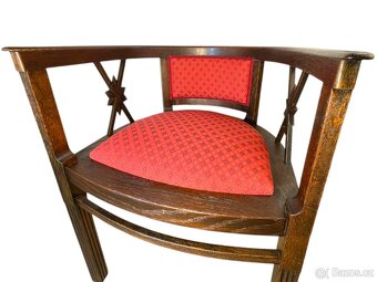Starožitné křeslo první republika – Art Deco - 3